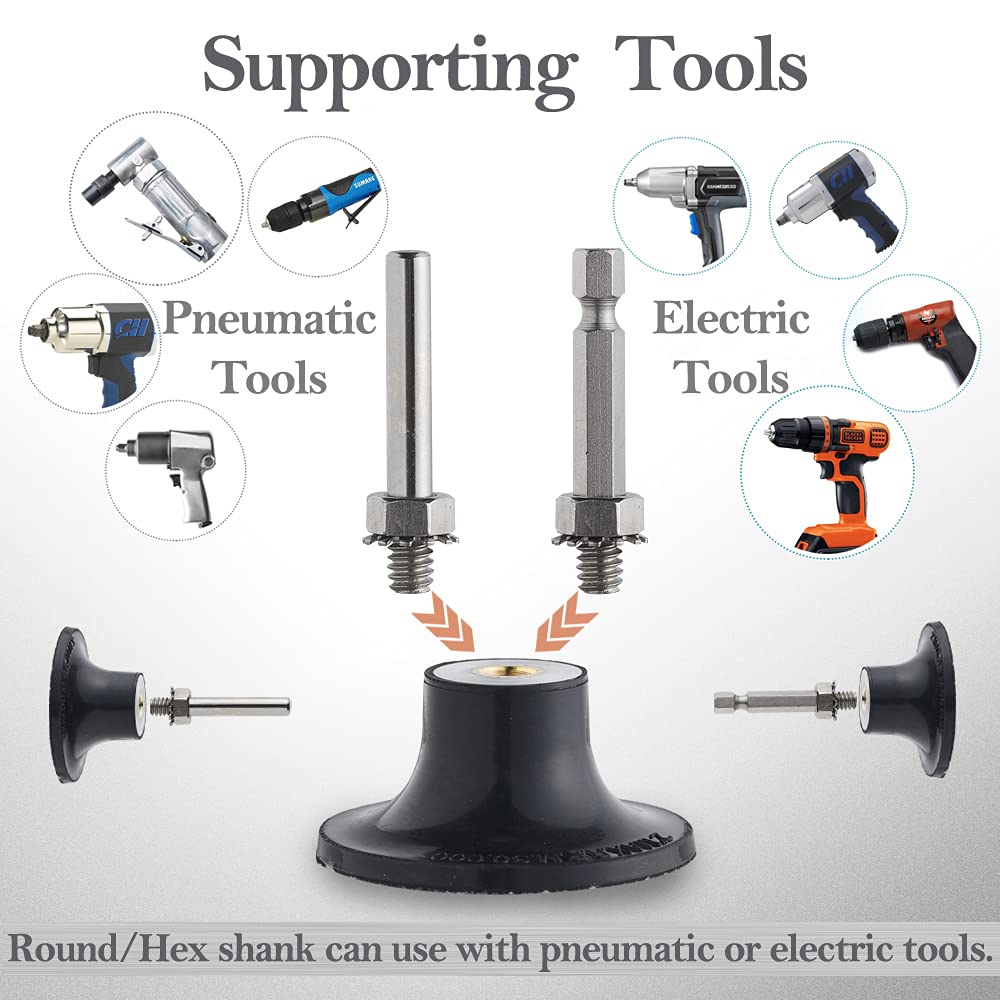 Sanding Discs 270Pc Kit for Drills with Grits 36 to 3000 5 Sanding Discs 270Pc Kit for Drills with Grits 36 to 3000 - Image 5