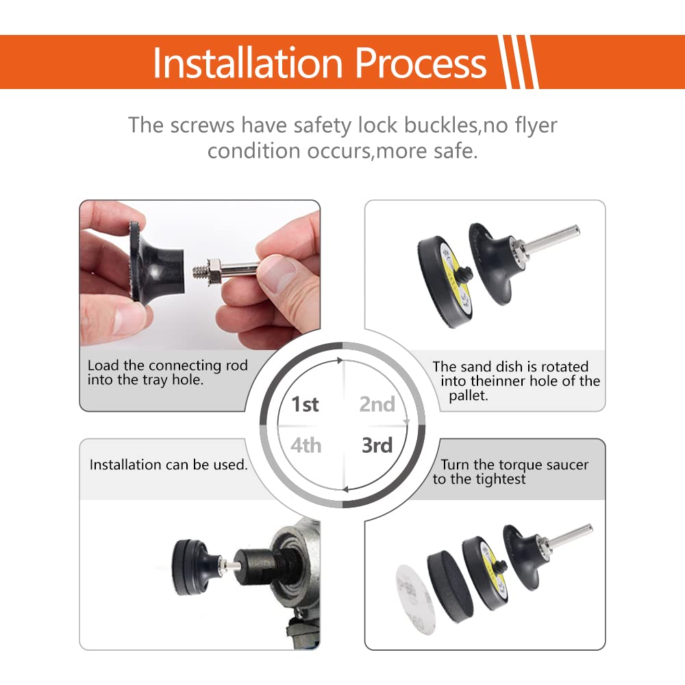 Sanding Discs 270Pc Kit for Drills with Grits 36 to 3000 3 Sanding Discs 270Pc Kit for Drills with Grits 36 to 3000 - Image 3