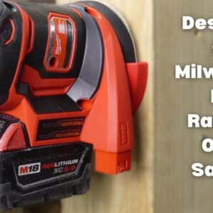 Milwaukee M18 5″ Sander Wall Mount | QuickDock Holder for Random Orbit Sanders