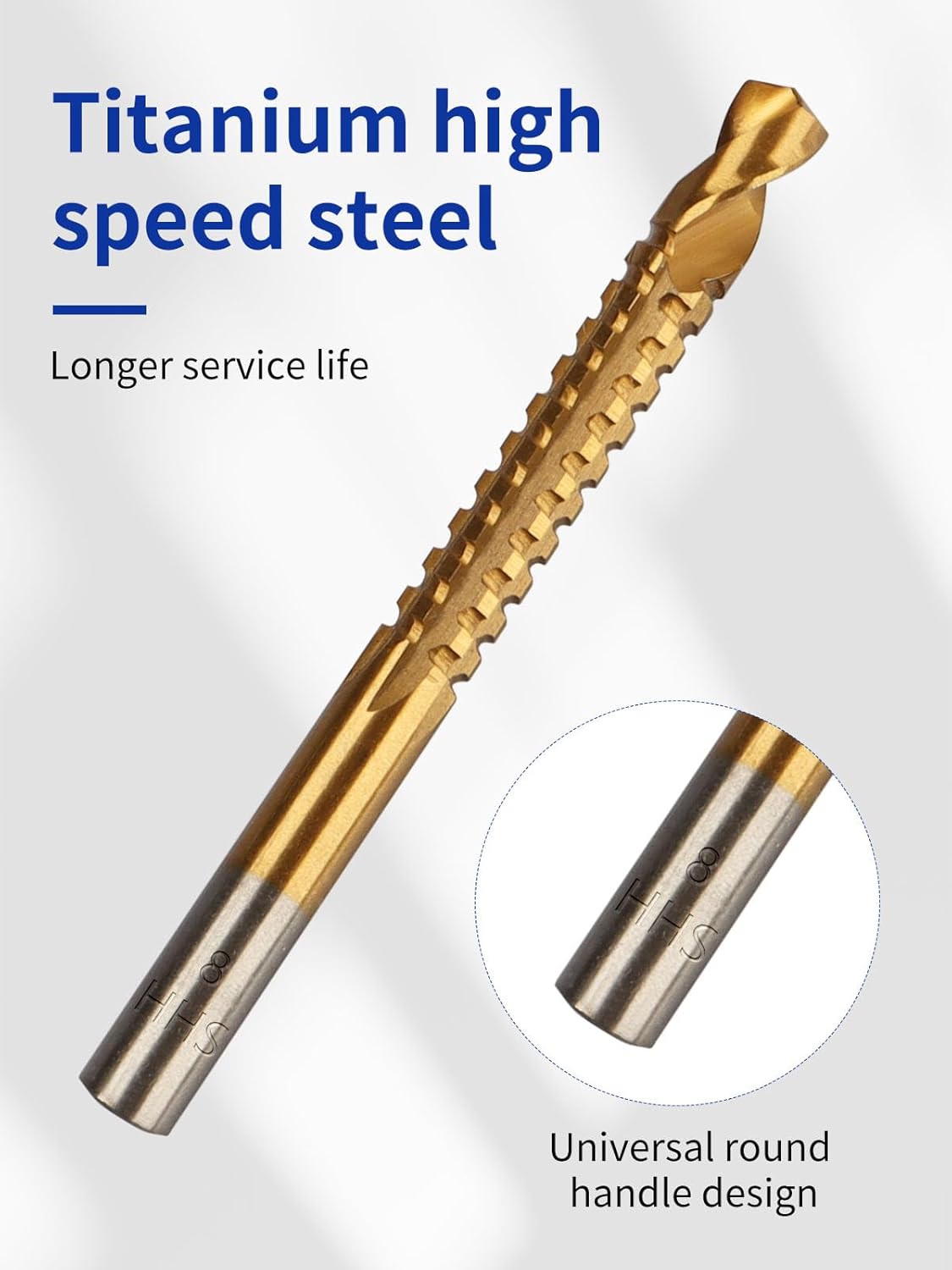 Premium Titanium HSS Drill Bit Set 3-10mm Wood Metal Plastic Cutting Bits 3 Premium Titanium HSS Drill Bit Set 3-10mm Wood Metal Plastic Cutting Bits - Image 3