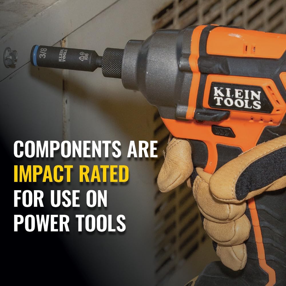 Klein HVAC Magnetic Multi-Bit Screwdriver 8-in-1 Hex Slide Drive Tool 7 Klein HVAC Magnetic Multi-Bit Screwdriver 8-in-1 Hex Slide Drive Tool - Image 7