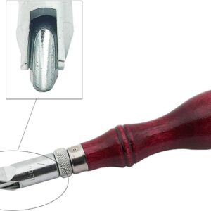 Professional Leather Craft Adjustable Gouge Tool 1/8″ C.S. Osborne USA Made