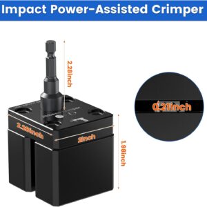 Professional HVAC Duct Crimper: Jikbeed Power Tool for Metal Ducts 30-24 GA