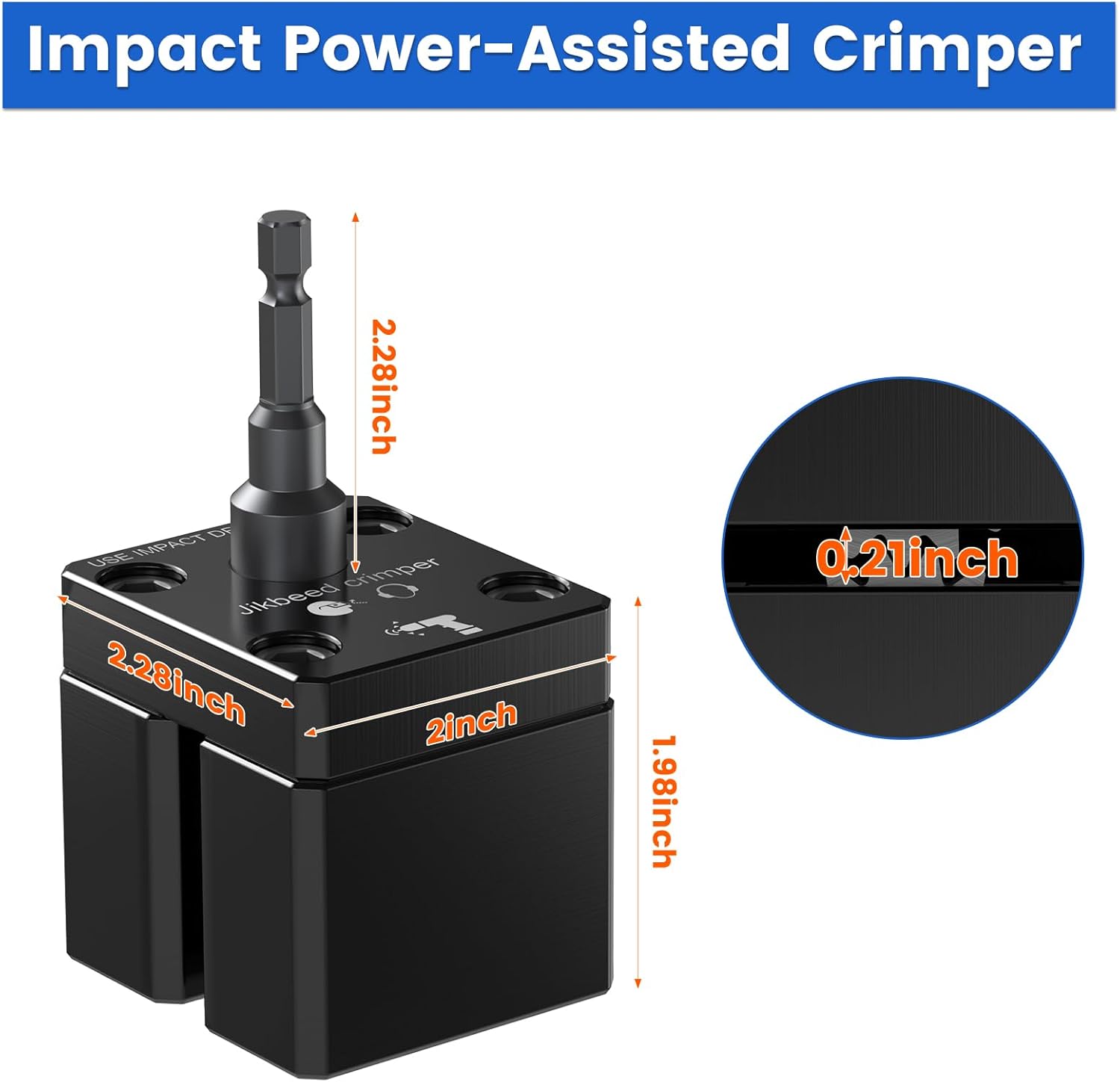 Professional HVAC Duct Crimper: Jikbeed Power Tool for Metal Ducts 30-24 GA 2 Professional HVAC Duct Crimper: Jikbeed Power Tool for Metal Ducts 30-24 GA - Image 2