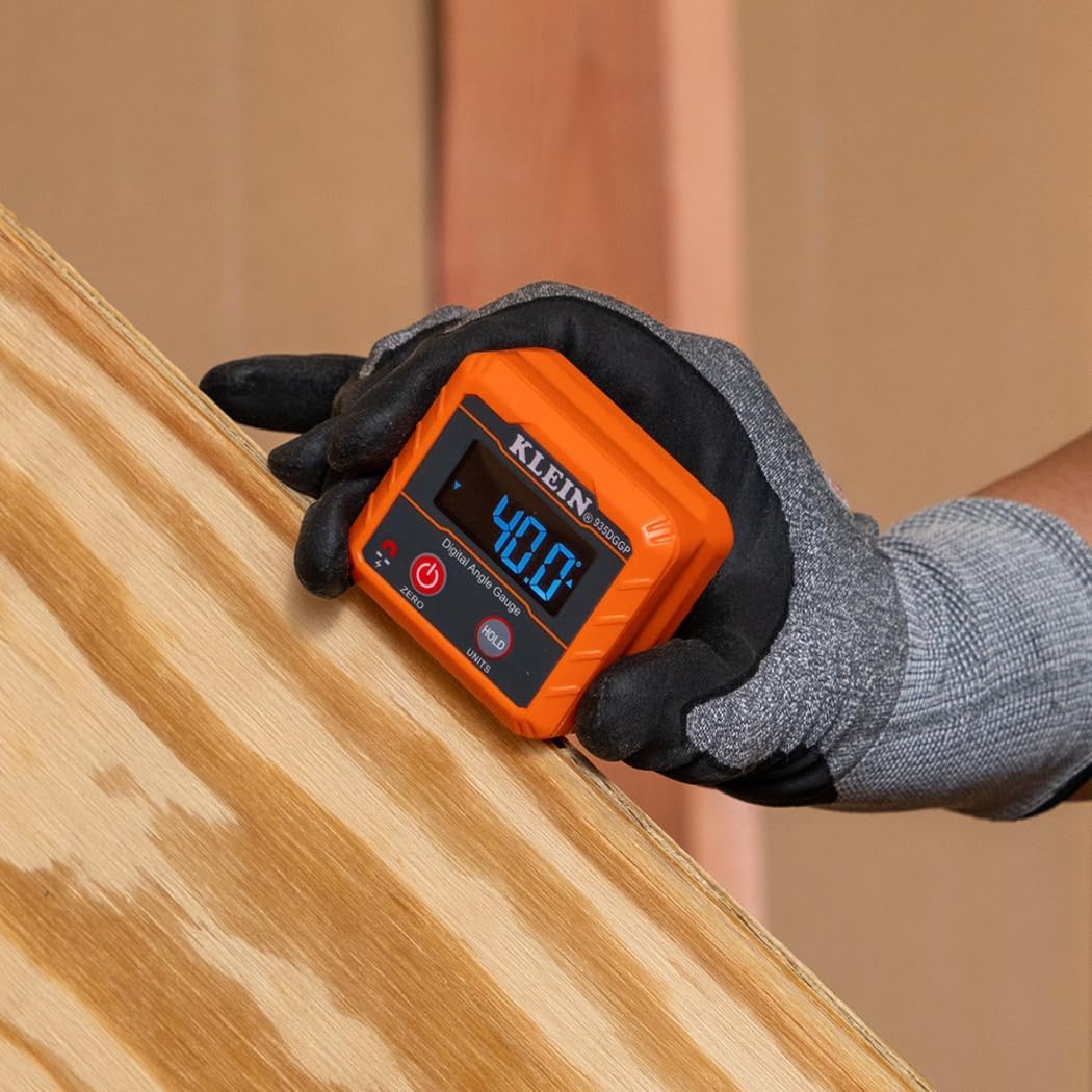 Klein Tools 935DGGP Digital Angle Finder Gauge with Magnetic Base & Conversions 4 Klein Tools 935DGGP Digital Angle Finder Gauge with Magnetic Base & Conversions - Image 4