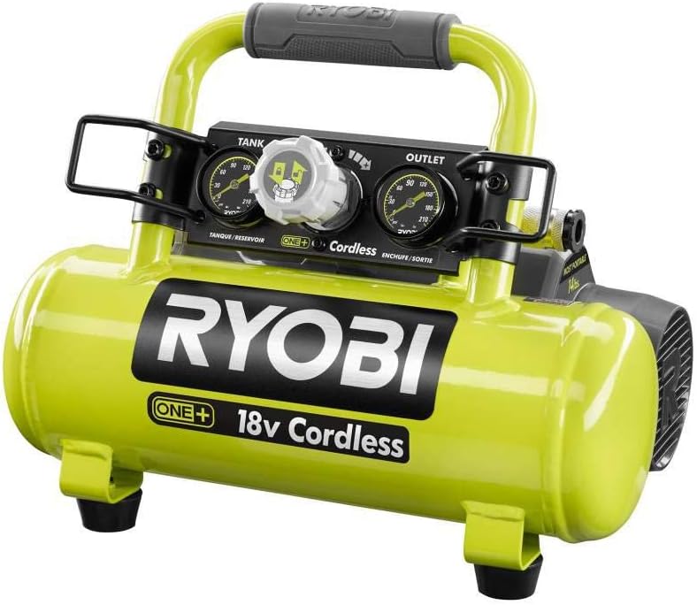 RYOBI 18V ONE+™ 1 Gallon Air Compressor: Performance Unleashed! 1 RYOBI 18V ONE+™ 1 Gallon Air Compressor: Performance Unleashed!