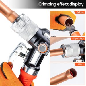 Professional HVAC Copper Tube Expanding Tool Kit – 7 Sizes Hydraulic Swaging Set