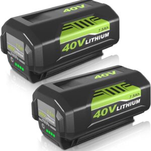 Reliable Power: Review of 2Pack 7.5Ah Ryobi 40V Battery Replacement
