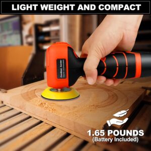 Powerful 3″ Cordless Palm Sander Kit | 16.8V 3.0Ah Battery | 3500RPM