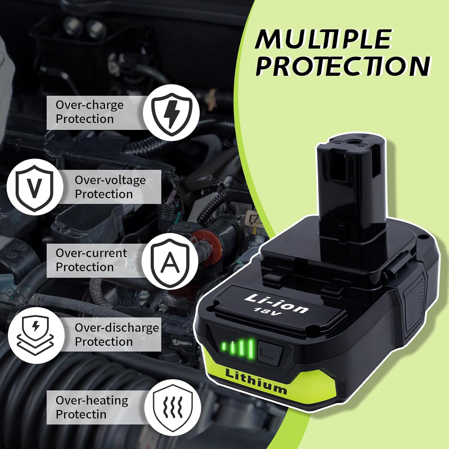 Unleashing Power: Review of the 18V Ryobi Battery Replacement 4 Unleashing Power: Review of the 18V Ryobi Battery Replacement - Image 4