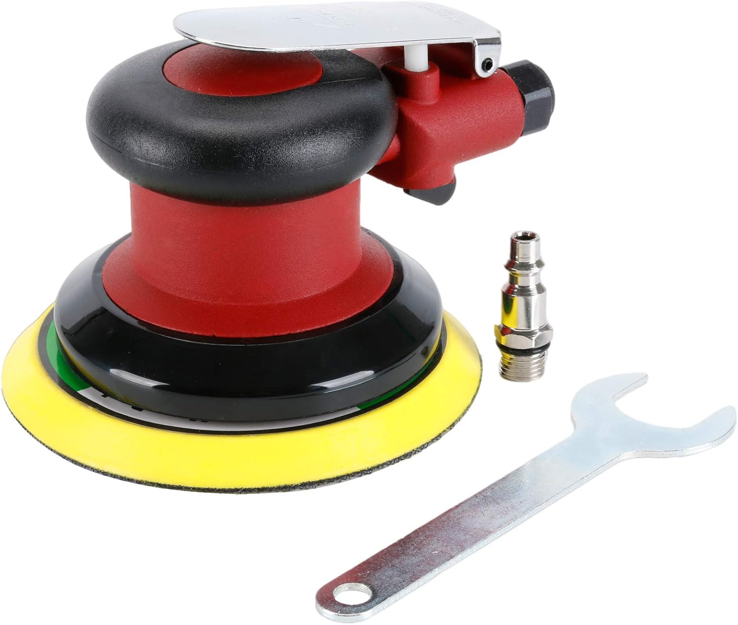 Pro 5" Dual-Action Pneumatic Palm Sander | Heavy-Duty Random Orbital Tool 3 Pro 5" Dual-Action Pneumatic Palm Sander | Heavy-Duty Random Orbital Tool - Image 3