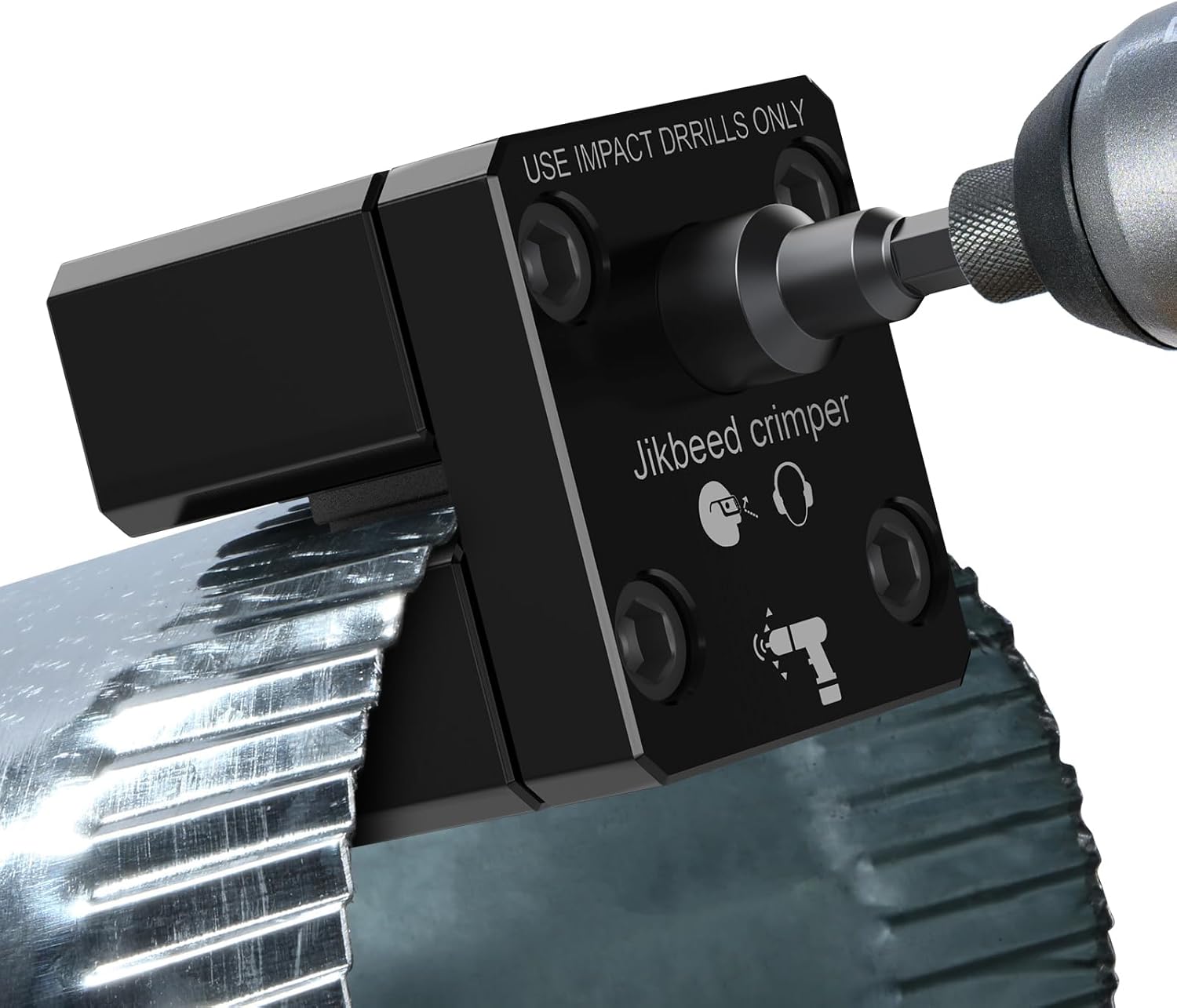 Professional HVAC Duct Crimper: Jikbeed Power Tool for Metal Ducts 30-24 GA 1 hvac tools malco