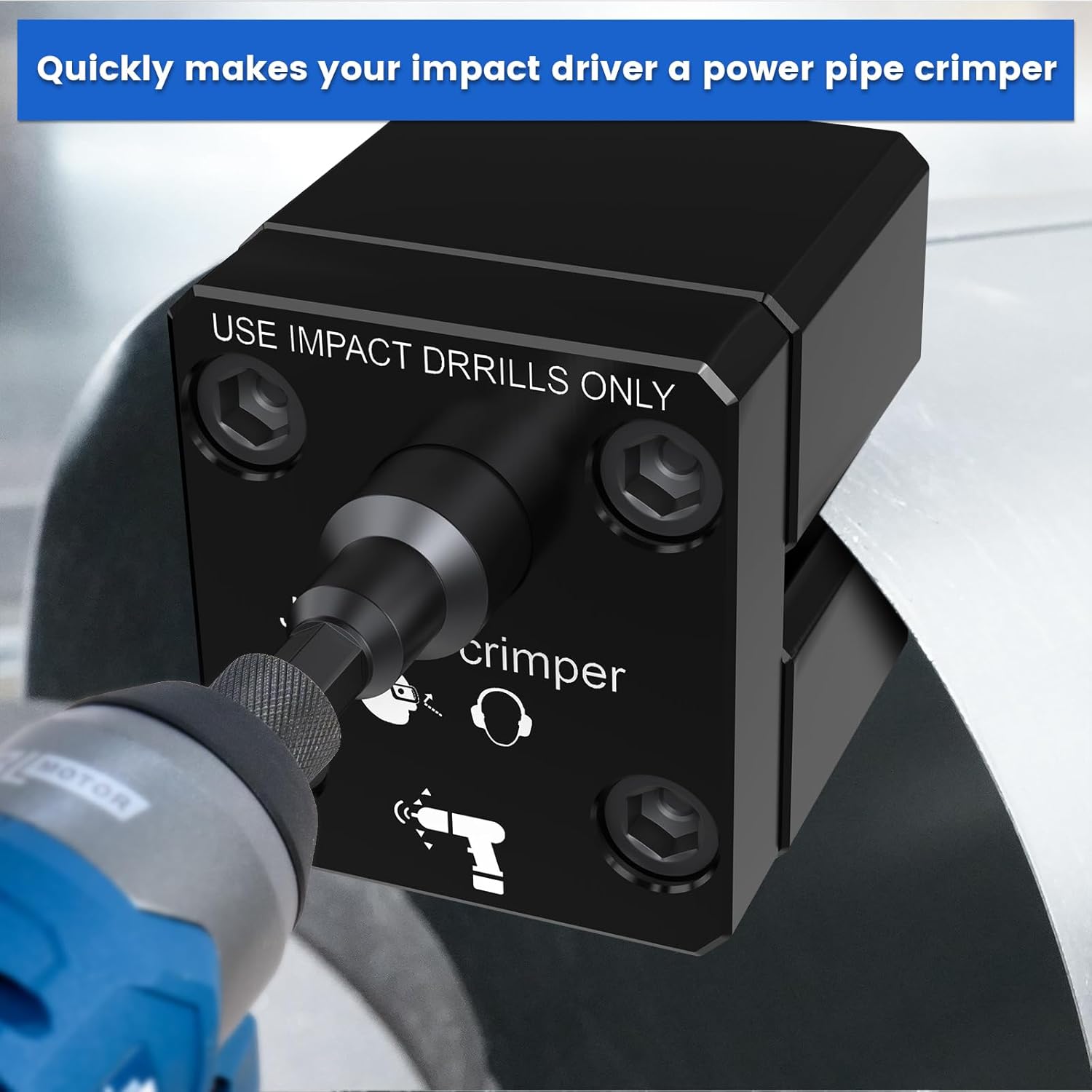 Professional HVAC Duct Crimper: Jikbeed Power Tool for Metal Ducts 30-24 GA 5 Professional HVAC Duct Crimper: Jikbeed Power Tool for Metal Ducts 30-24 GA - Image 5
