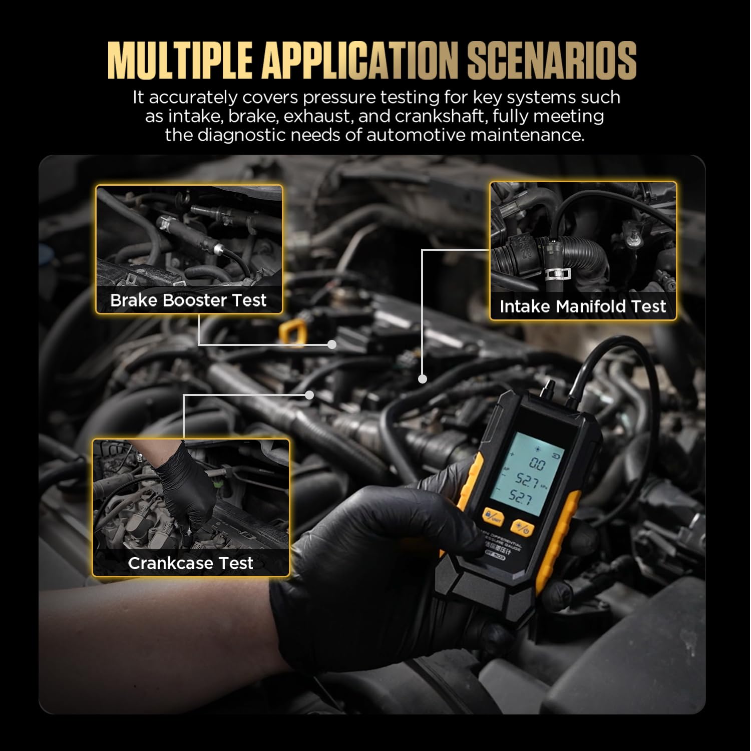 LINXINO Digital Manometer HVAC Gas Pressure Tester Dual Port Gauge kPa 8 LINXINO Digital Manometer HVAC Gas Pressure Tester Dual Port Gauge kPa - Image 8