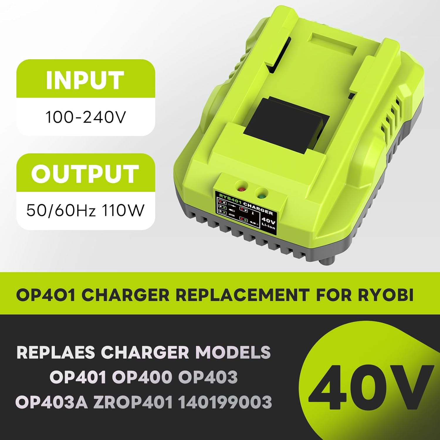 Amityke OP401 Charger Review: Power Up Your Ryobi 40V Batteries 2 Amityke OP401 Charger Review: Power Up Your Ryobi 40V Batteries - Image 2