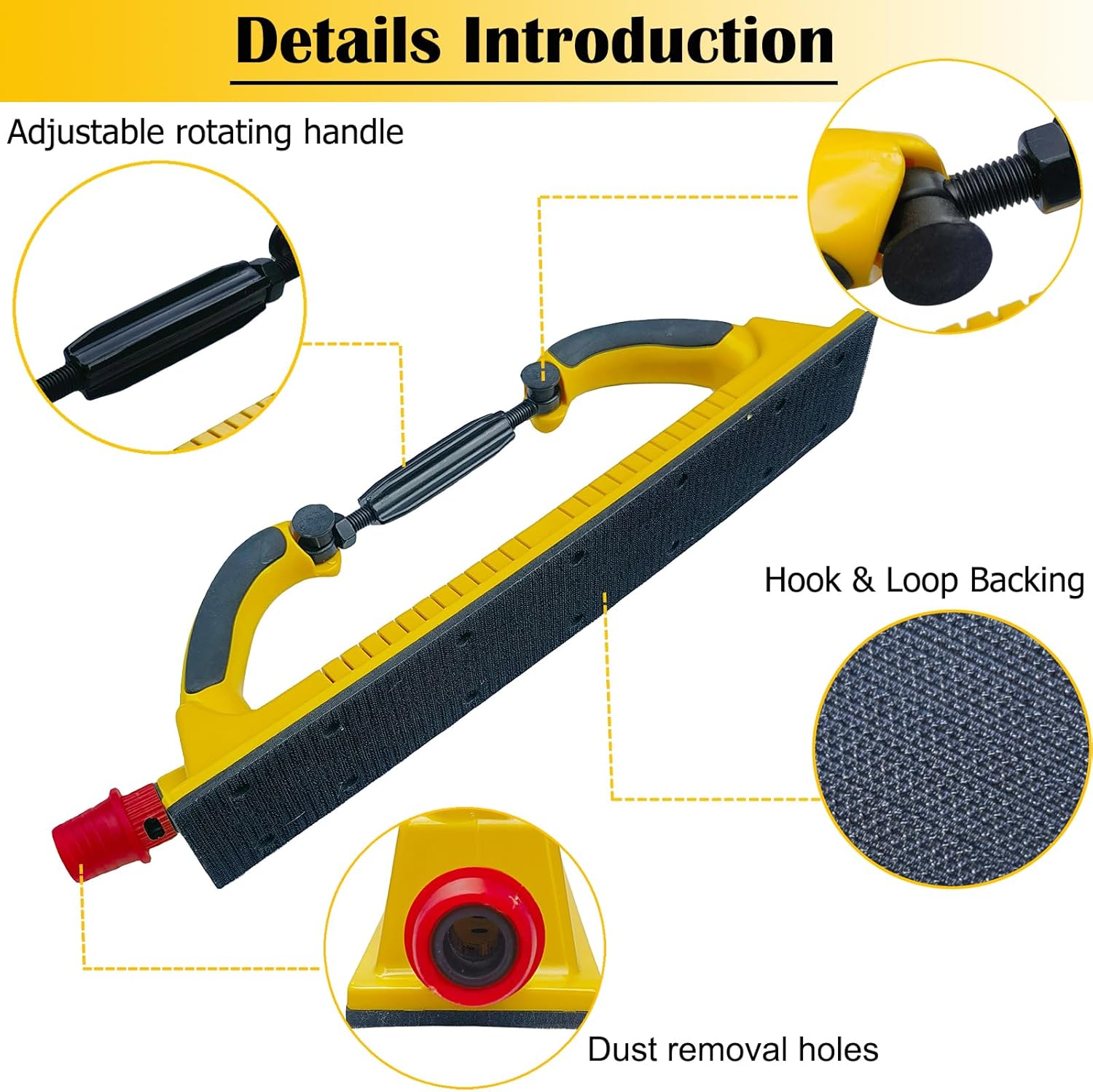 Premium Dust-Free Longboard Sanding Block for Auto & Wood - Adjustable, Flexible, Hook & Loop 3 Premium Dust-Free Longboard Sanding Block for Auto & Wood - Adjustable, Flexible, Hook & Loop - Image 3