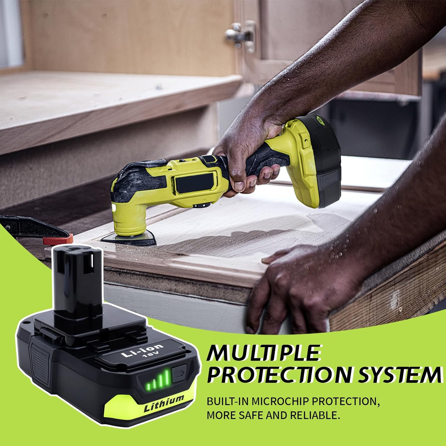 Unleashing Power: Review of the 18V Ryobi Battery Replacement 7 Unleashing Power: Review of the 18V Ryobi Battery Replacement - Image 7