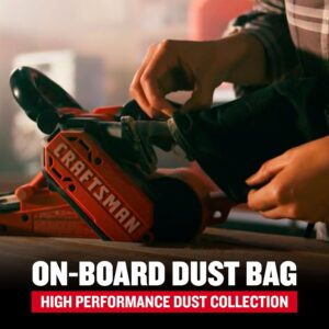 CRAFTSMAN 7Amp 3×21 Belt Sander CMEW213 – Powerful Corded Tool