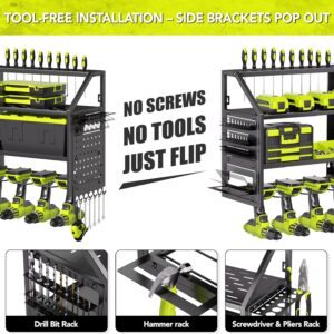 Maximize Garage Space: Review of YFFSRJDJ Power Tool Organizer