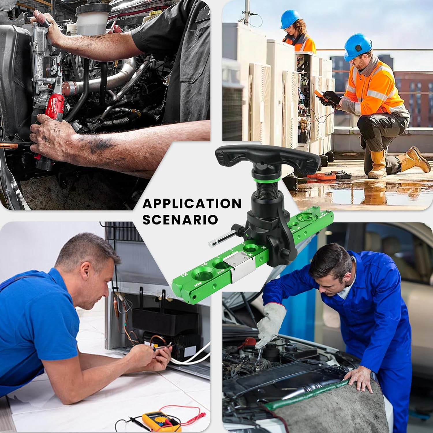 Professional HVAC Flaring Tool Kit: 5-in-1 Single Flare Pipe Cutter Set 7 Professional HVAC Flaring Tool Kit: 5-in-1 Single Flare Pipe Cutter Set - Image 7