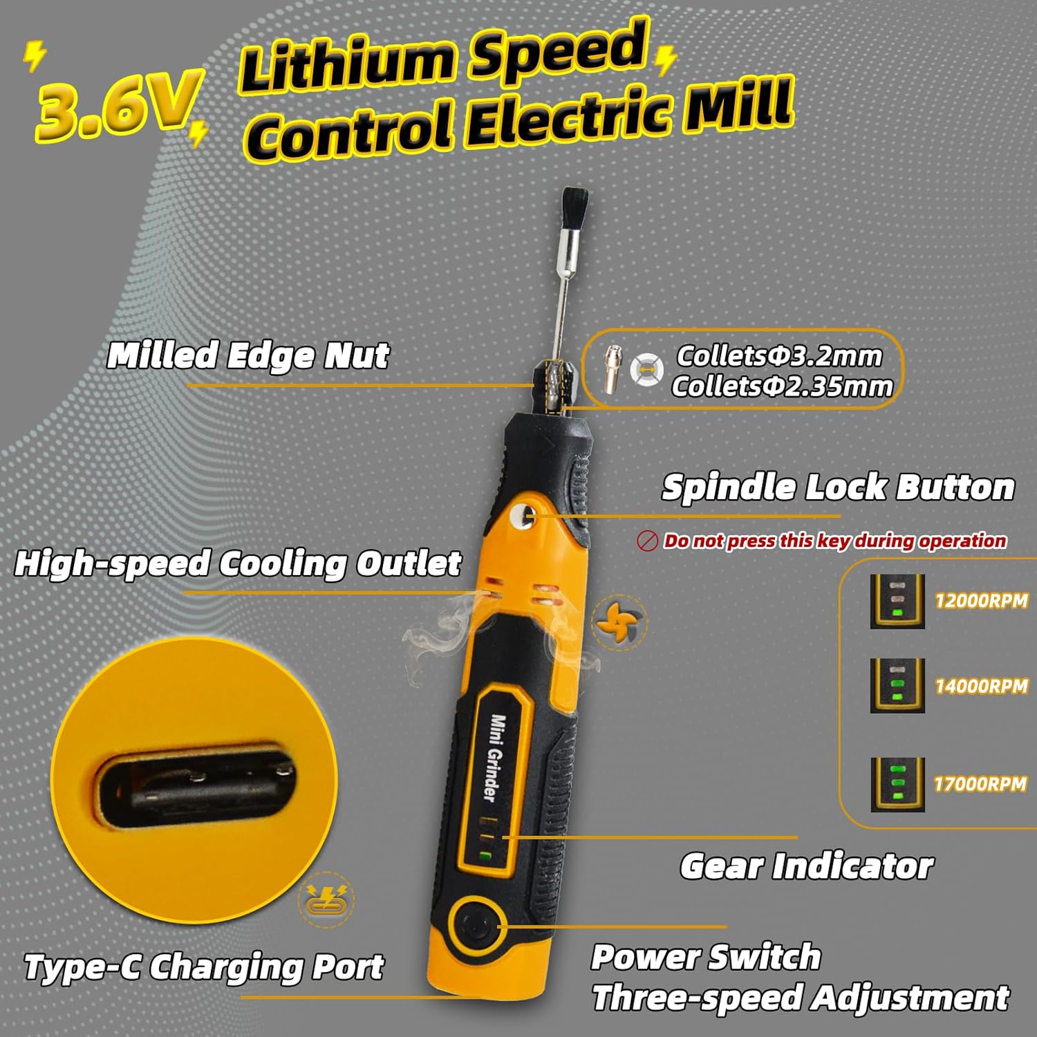 Cordless 3D Resin Drill Kit: 57 Attachments for Sanding, Polishing, and Model Finishing 2 Cordless 3D Resin Drill Kit: 57 Attachments for Sanding, Polishing, and Model Finishing - Image 2