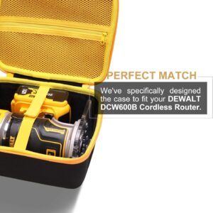 LTGEM Hard Case for DEWALT 20V Max XR Cordless Router – Protective Storage Solution