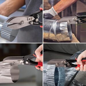 HVAC Crimping Tool 5 Blade for 24-26 Gauge Duct and Sheet Metal