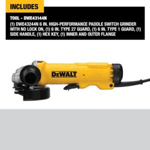 DEWALT 6″ Angle Grinder 13A Powerful Paddle Switch Professional Metal Cutting Tool