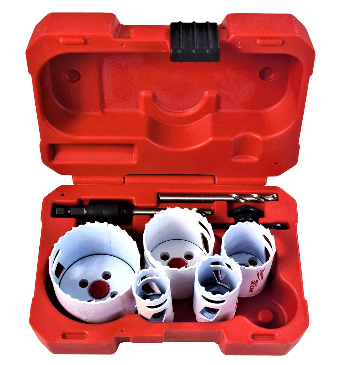 Milwaukee 9-Piece Bi-Metal Hole Saw Kit | Pro-Grade Cutting Set for Metal & Wood 1 Milwaukee 49-22-4009 Hole Dozer Bi-Metal Hole Saw Set (9-Piece)