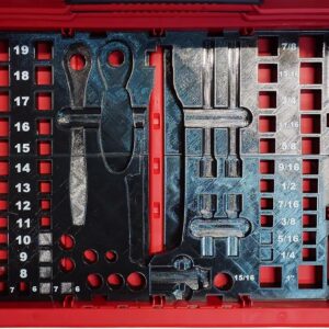Milwaukee Packout Socket Organizer: 56-Piece Tool Storage System with 11 Socket Inserts