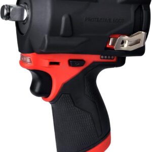 iGuerburn 49-16-2554 Impact Driver Protective Boot Fit for Milwaukee M12 Fuel 1/2 (2555-20, 2555P-20) and 3/8 Stubby Impact Wrenches (2554-20)