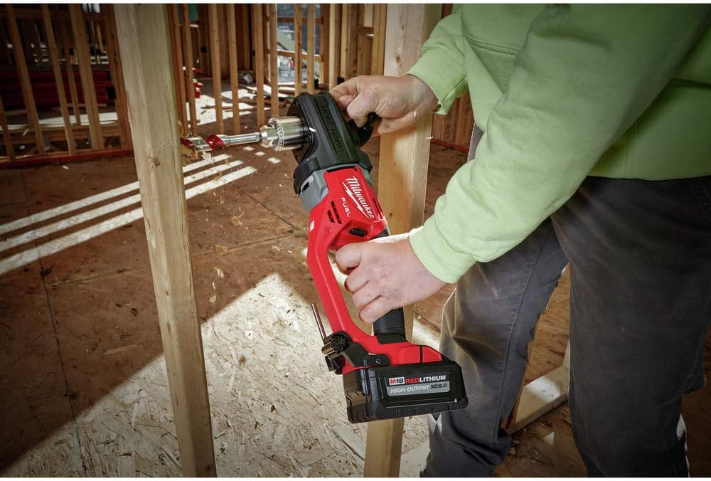 Milwaukee Cordless Right Angle Drill 1/2-Inch Heavy-Duty Power Tool for Tight Spaces 5 Milwaukee Cordless Right Angle Drill 1/2-Inch Heavy-Duty Power Tool for Tight Spaces - Image 5