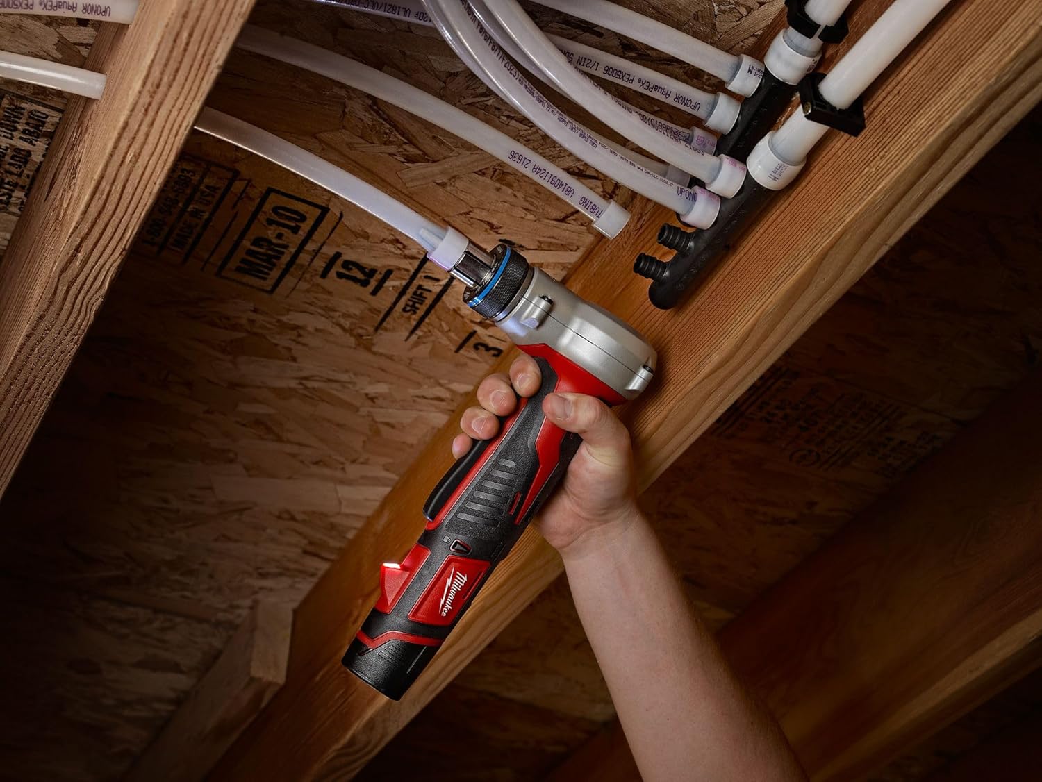 M12 Cordless Propex Expansion Tool Kit with 2 Batteries | Professional Plumbing Tool 4 M12 Cordless Propex Expansion Tool Kit with 2 Batteries | Professional Plumbing Tool - Image 4