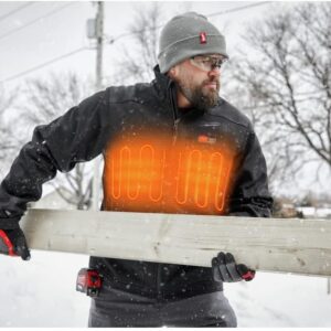 Milwaukee M12 Heated Jacket Kit – Black, Small, Battery-Powered Warmth