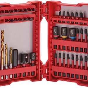 Milwaukee Shockwave 40-Piece Impact Drill and Drive Bit Set | Heavy-Duty