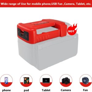 Milwaukee M18 Battery USB Charger Adapter | Fast Charging Type-C Power Hub