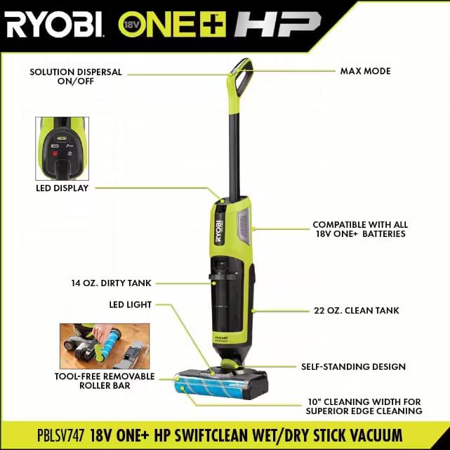 Revitalize Cleaning: RYOBI ONE+ HP Wet/Dry Mop & Vacuum Kit Review 5 Revitalize Cleaning: RYOBI ONE+ HP Wet/Dry Mop & Vacuum Kit Review - Image 5