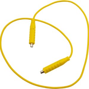 Magnetic Test Leads Set | 20″ Magjumpers | 30VAC Safety Probes | Yellow Blue Black