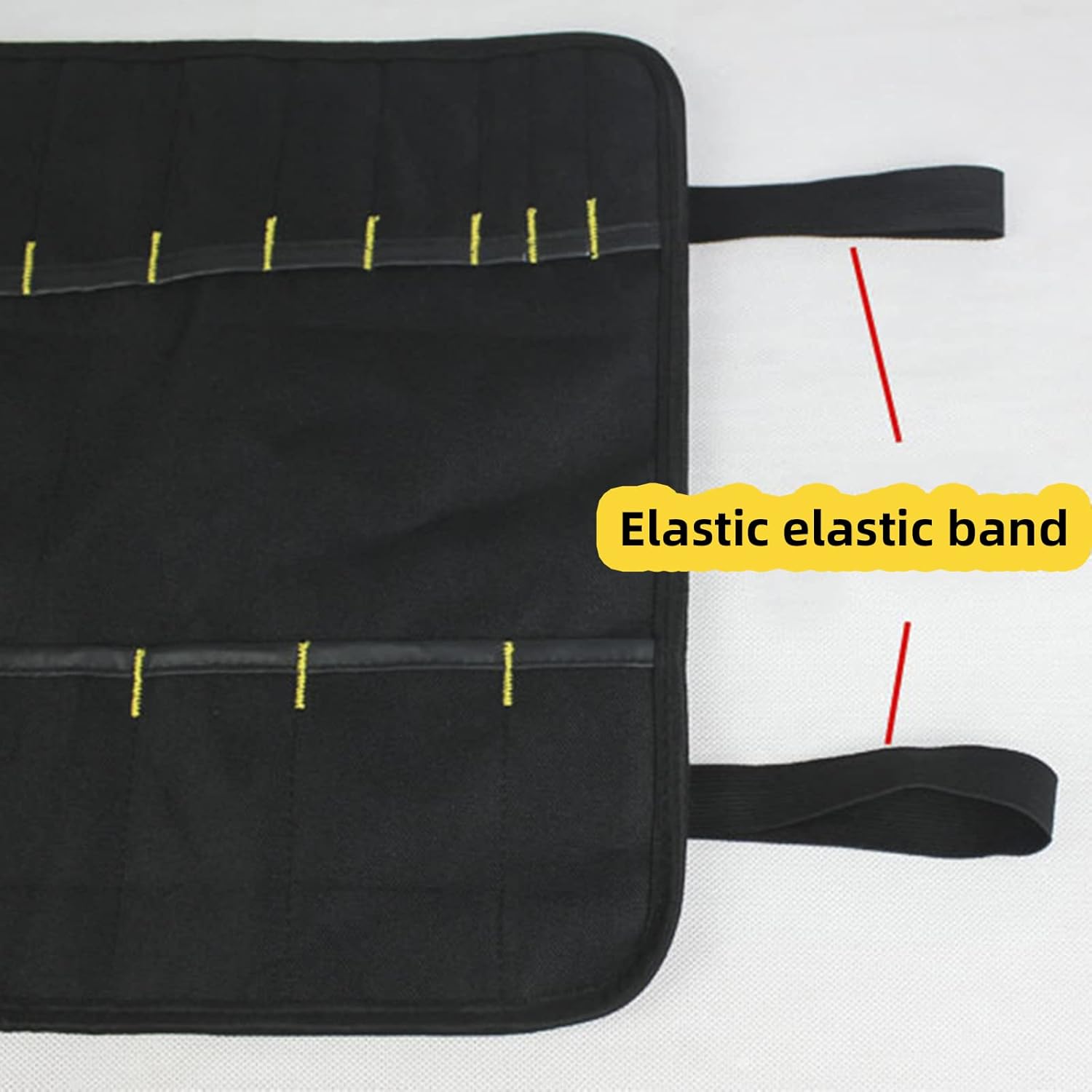 Tool Roll Organizer with 22 Pockets Heavy Duty Wrench Storage Bag 3 Tool Roll Organizer with 22 Pockets Heavy Duty Wrench Storage Bag - Image 3