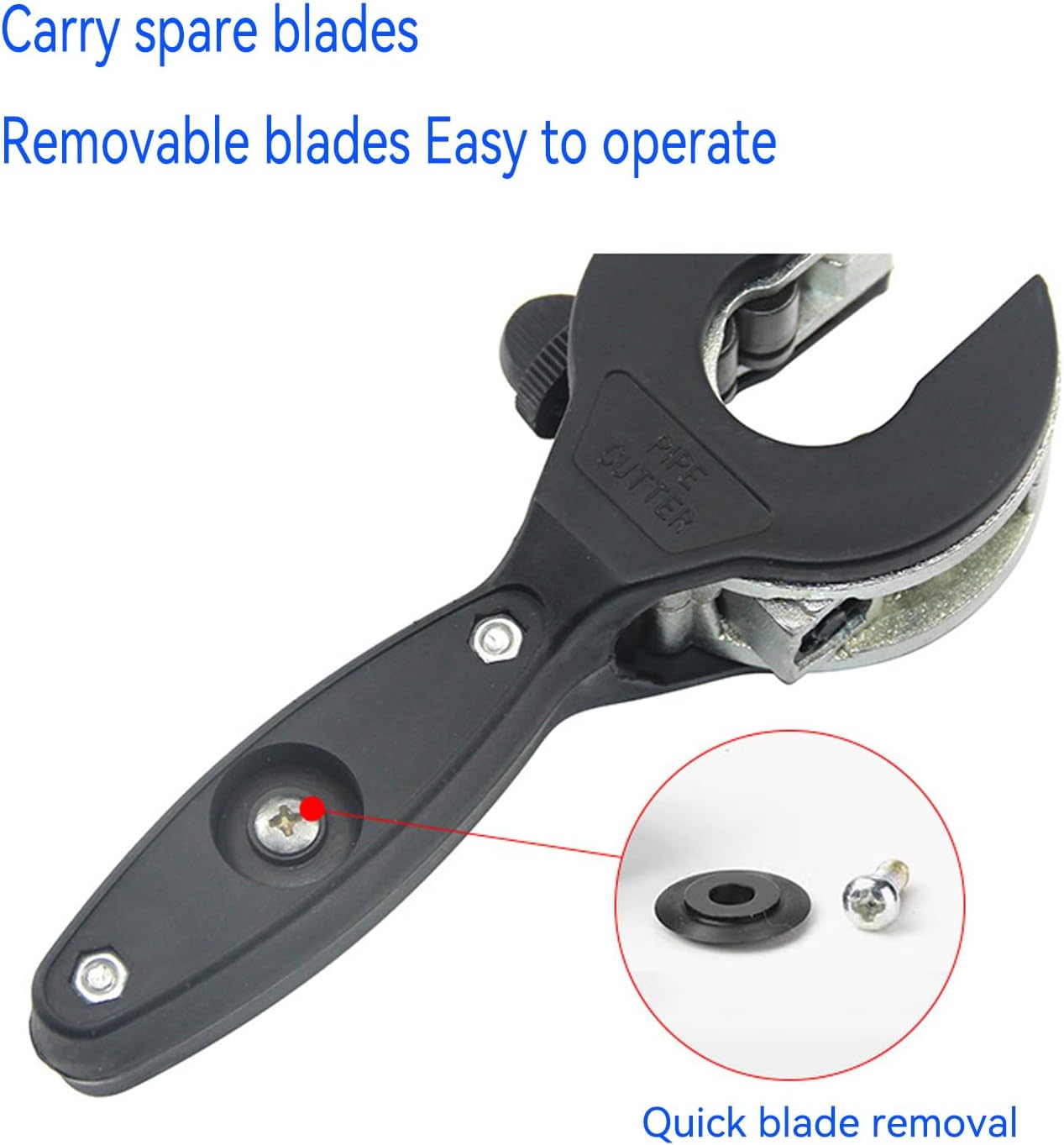 Tubing Cutter 2 in 1 Ratcheting Tool for Copper PVC Metal Pipes 3 Tubing Cutter 2 in 1 Ratcheting Tool for Copper PVC Metal Pipes - Image 3