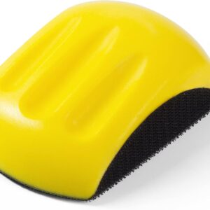 Premium 5″ Hand Sanding Block Set: Hook & Loop Wood Auto Body Mouse Pad Sanders