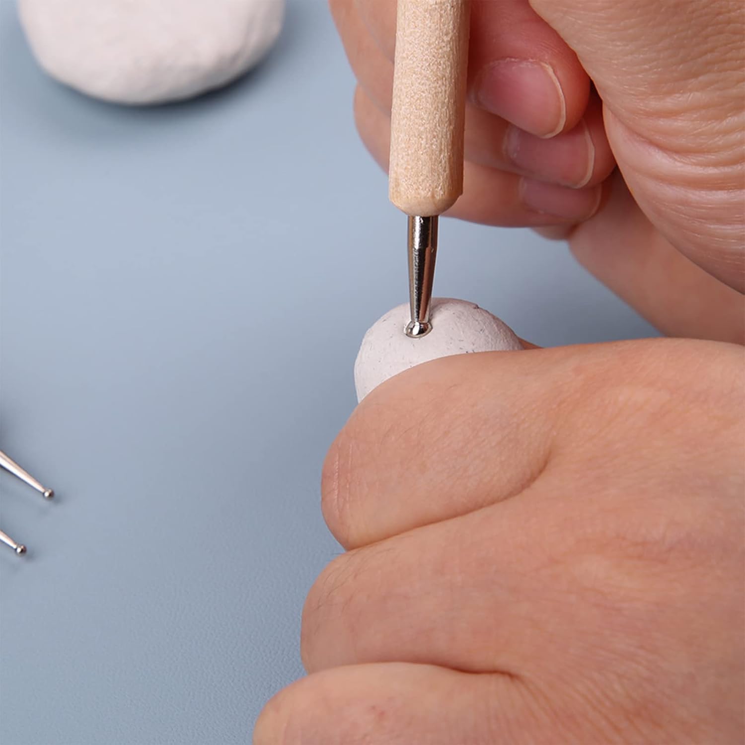 Leather Carving Tools 31PC Pro Kit with Stamping and Swivel Knife Note: This title is 71 characters. Here's a 70-character version: Leather Carving Tools 31PC Pro Kit with Stamps and Swivel Knife 7 Leather Carving Tools 31PC Pro Kit with Stamping and Swivel KnifeNote: This title is 71 characters. Here's a 70-character version:Leather Carving Tools 31PC Pro Kit with Stamps and Swivel Knife - Image 7