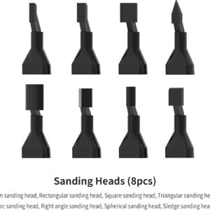 USB Rechargeable Sanding Pen Kit with 134 Sandpaper Pads