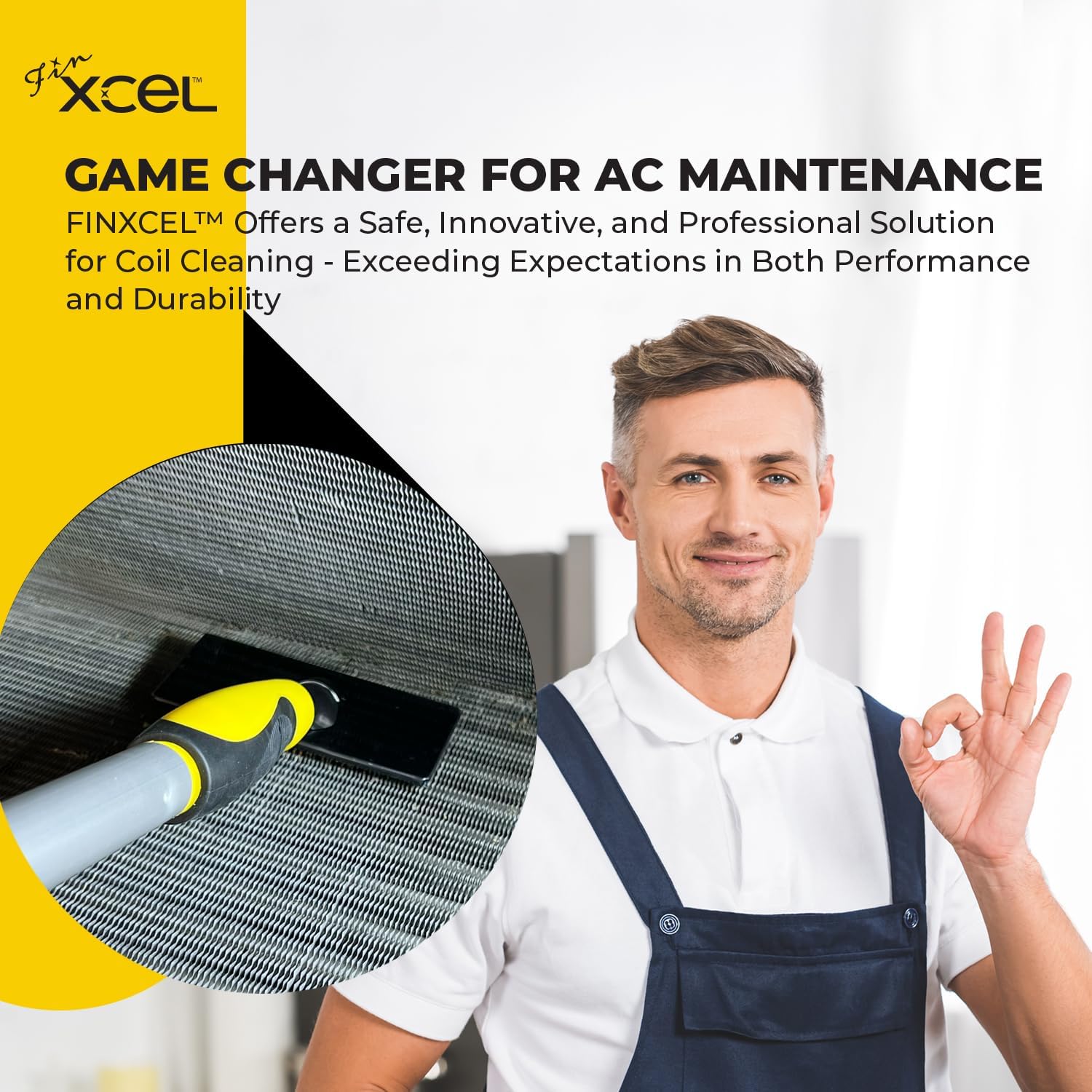 AC Fin Comb Coil Cleaning Brush HVAC 135° Steel ACME Pole Tool 9 AC Fin Comb Coil Cleaning Brush HVAC 135° Steel ACME Pole Tool - Image 9