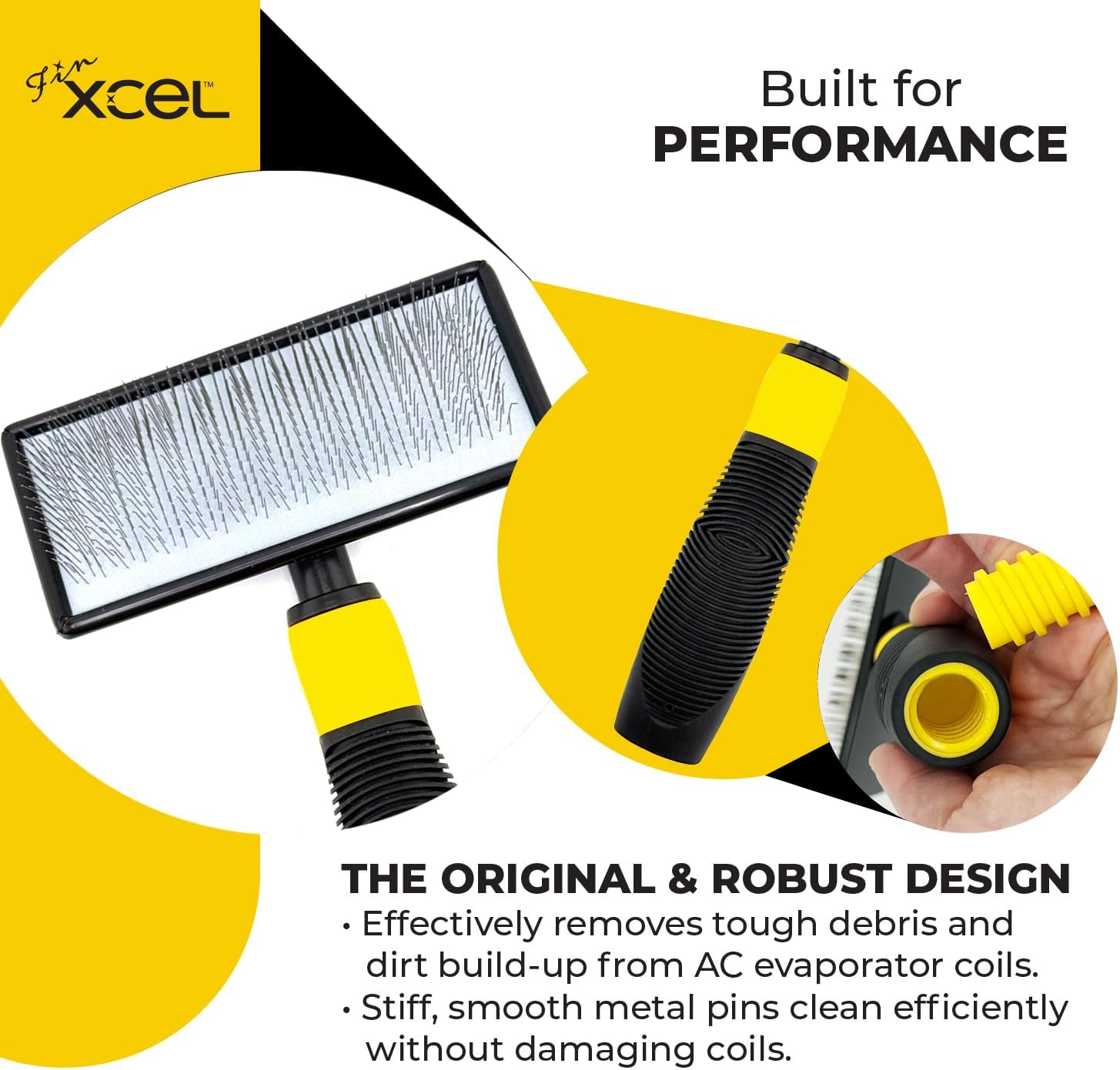 AC Fin Comb Coil Cleaning Brush HVAC 135° Steel ACME Pole Tool 6 AC Fin Comb Coil Cleaning Brush HVAC 135° Steel ACME Pole Tool - Image 6