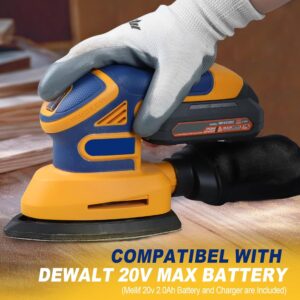 DEWALT 20V Brushless Detail Sander Kit with Battery and Charger