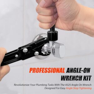 Professional Plumbing Angle Stop Wrench Kit – Compression Fitting Tool Set