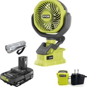 DIY Essential: Buho Cordless Clamp Fan & Ryobi Battery Review