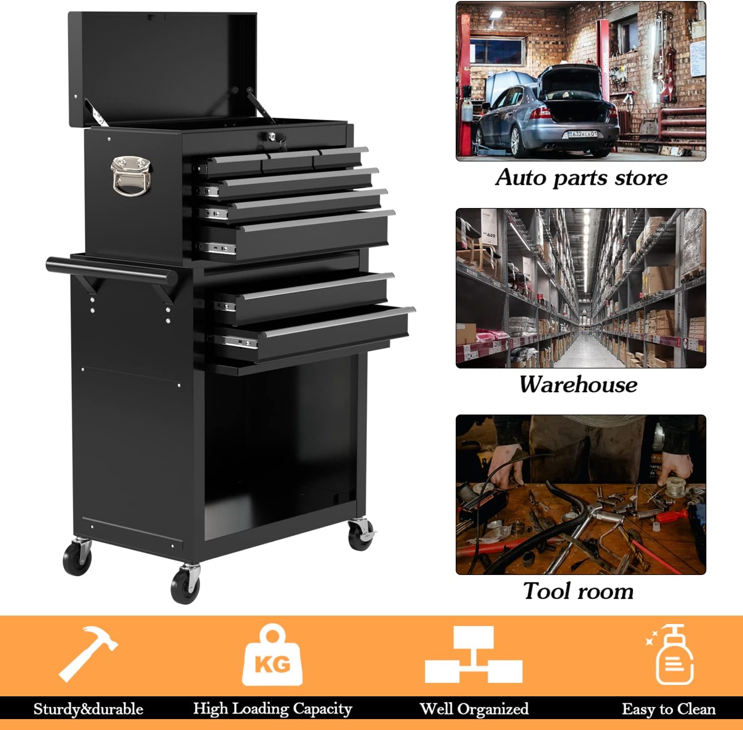 Ultimate Review: 8-Drawer Rolling Tool Chest for Mechanics 7 Ultimate Review: 8-Drawer Rolling Tool Chest for Mechanics - Image 7