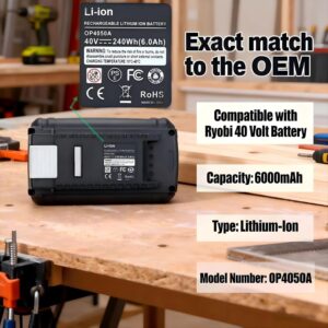 Power Up: Biswaye 40V Lithium Battery Review for Ryobi Tools